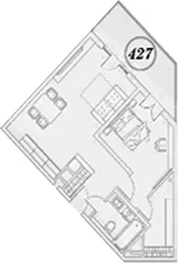 Планировка 2Е-к.кв
