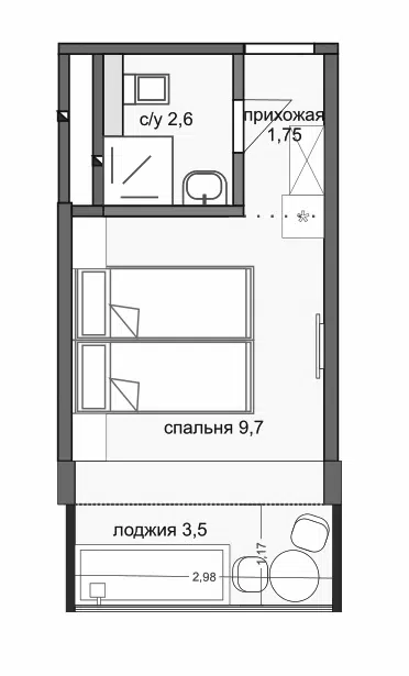 Планировка Студии