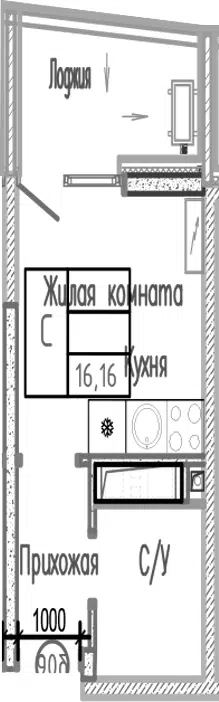 Планировка Студии