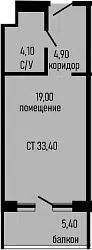 Планировка Студии