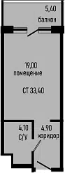 Планировка Студии
