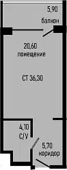 Планировка Студии