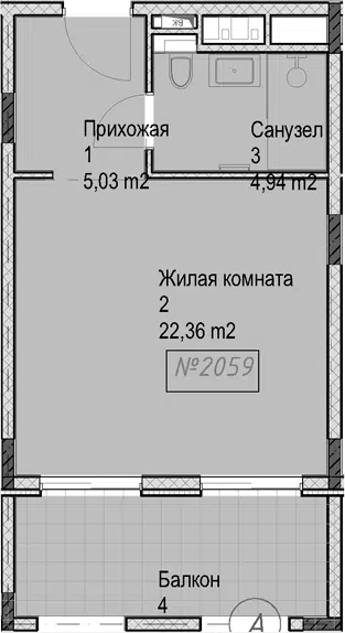 Планировка Студии