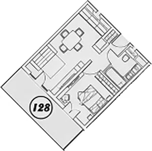 Планировка 2Е-к.кв