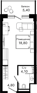 Планировка Студии