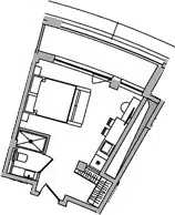 Планировка 1-к.кв