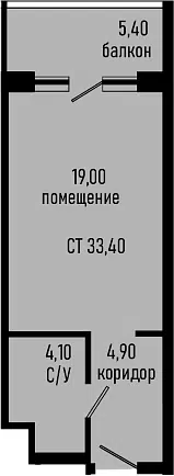 Планировка Студии