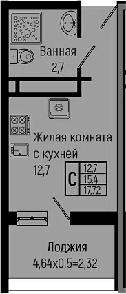 Планировка Студии