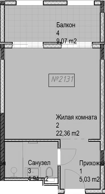 Планировка Студии