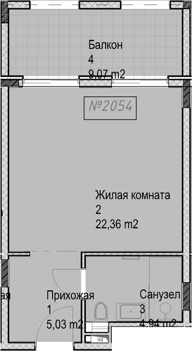Планировка Студии