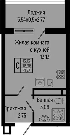 Планировка Студии