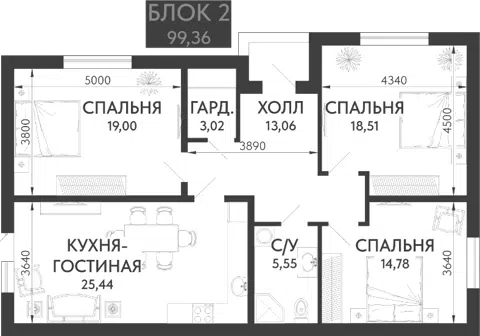 Планировка Коттеджи