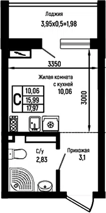 Планировка Студии