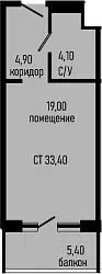 Планировка Студии