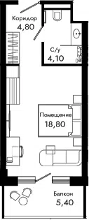 Планировка Студии