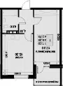 Планировка 2Е-к.кв