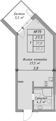 Планировка Студии