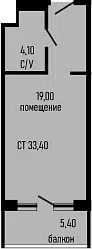 Планировка Студии
