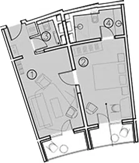Планировка 2-к.кв