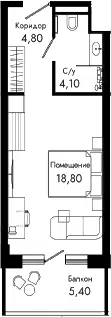 Планировка Студии