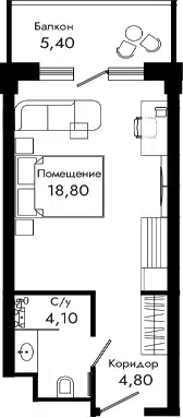 Планировка Студии