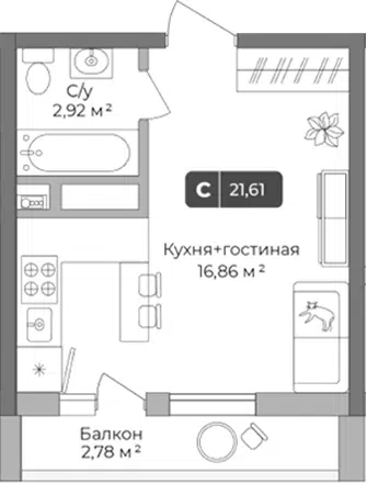 Планировка Студии