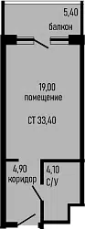 Планировка Студии