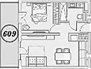 Планировка 2Е-к.кв
