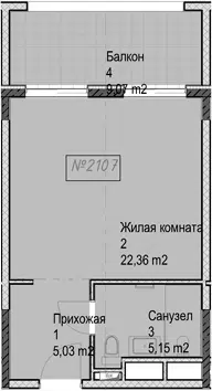 Планировка Студии
