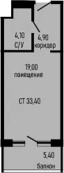 Планировка Студии