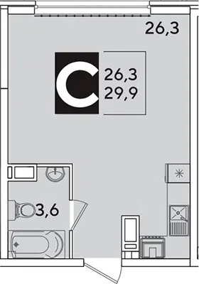 Планировка Студии