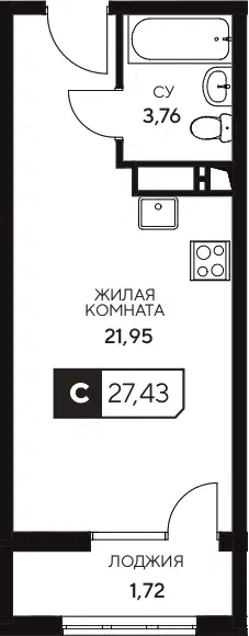 Планировка Студии