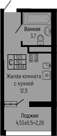Планировка Студии