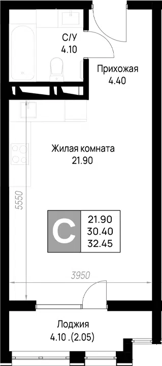 Планировка Студии