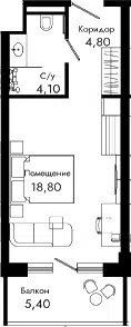 Планировка Студии