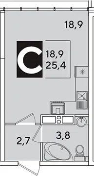 Планировка Студии
