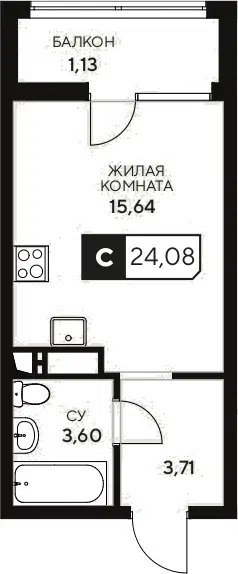 Планировка Студии
