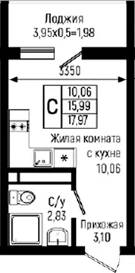 Планировка Студии