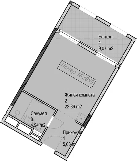 Планировка Студии