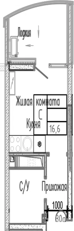 Планировка Студии