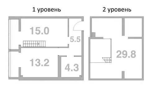 Планировка 1-к.кв