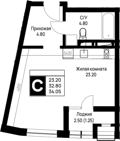 Планировка Студии