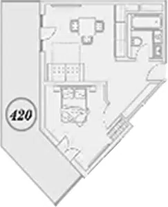 Планировка 2Е-к.кв