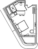 Планировка 1-к.кв