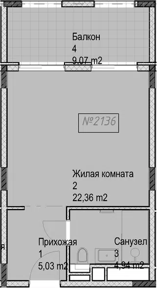 Планировка Студии