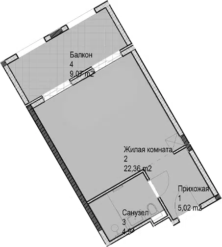 Планировка Студии