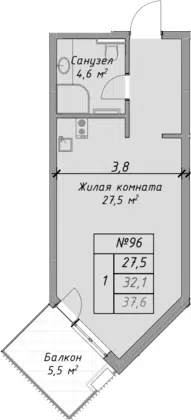 Планировка Студии