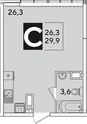 Планировка Студии