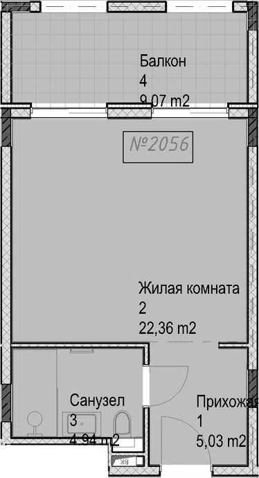 Планировка Студии