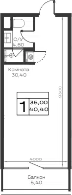 Планировка Студии